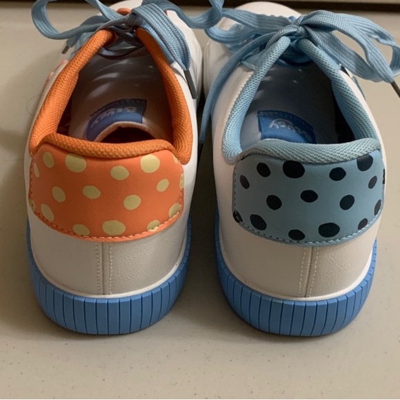Ground Up Bluey Bingo Court Shoes Women’s Size 10 Sneakers Tennis Blue Orange - Picture 6 of 12